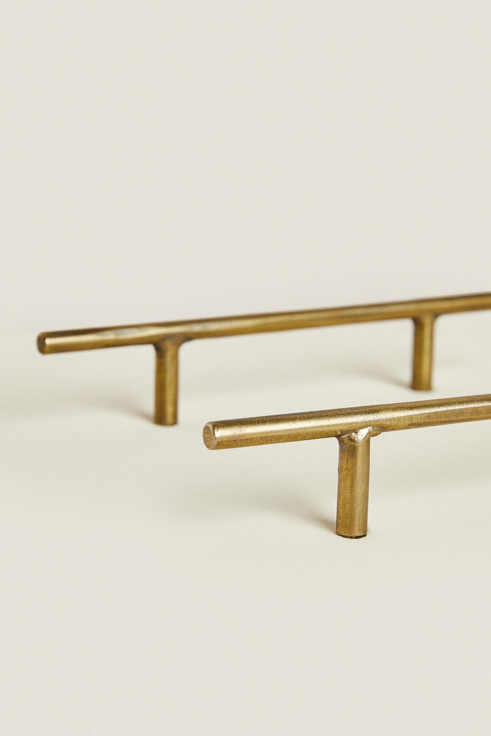 GOLDEN METAL HANDLES PACK (PACK OF 2)
